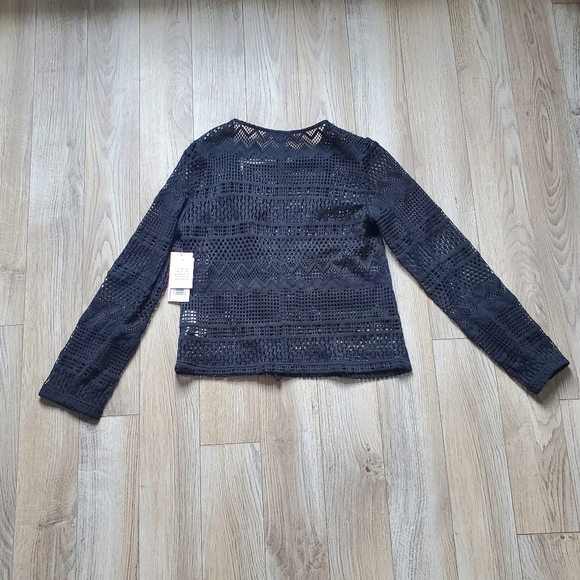 Justfab Lace Moto Jacket - Picture 8 of 14